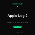 ChromaClub Golden·Daylight·Blue Hour — Apple Log 2